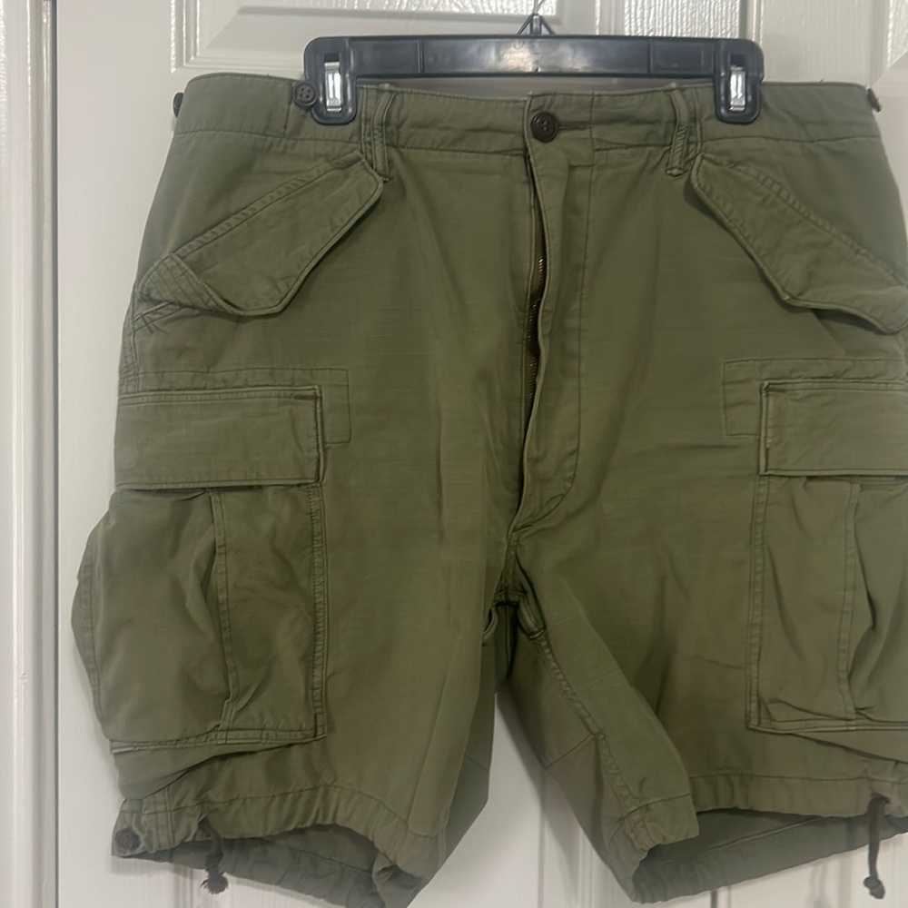 Men’s Polo Rip Stop Shorts Army Green 38”